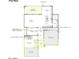 First floor plan featuring an open kitchen, great room, covered outdoor living, and a bedroom suite at 2494 E Tepenade Dr, San Tan Valley, AZ 85140