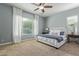 Serene bedroom featuring a plush bed, neutral color palette, and natural light at 3439 E Shannon St, Gilbert, AZ 85295