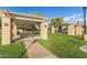 Covered picnic area with multiple tables, providing a comfortable space for outdoor dining at 3439 E Shannon St, Gilbert, AZ 85295