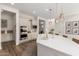 Bright kitchen featuring a large island, stainless steel appliances, and modern finishes at 4237 E Sierra Madre Ave, Gilbert, AZ 85296