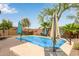 Backyard features a sparkling pool, gazebo with patio seating and a bbq at 4630 E Mountain Vista Dr, Phoenix, AZ 85048