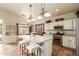 Bright kitchen featuring an island with bar seating at 4630 E Mountain Vista Dr, Phoenix, AZ 85048
