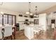 Well-equipped kitchen features a large island and modern appliances at 4630 E Mountain Vista Dr, Phoenix, AZ 85048