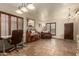 Inviting living room featuring travertine floors and natural light at 4630 E Mountain Vista Dr, Phoenix, AZ 85048
