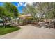 Neighborhood playground featuring mature landscaping and shade structures at 10468 E Raintree Dr, Scottsdale, AZ 85255