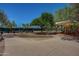 Photograph of community tennis courts with playground in the background at 10468 E Raintree Dr, Scottsdale, AZ 85255