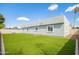 The large artificial turf backyard is great for entertaining at 13616 N 41 Pl, Phoenix, AZ 85032
