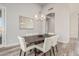 Dining room with modern chandelier and dining set, bright lighting at 14808 E Miramonte Way, Fountain Hills, AZ 85268
