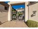 Stylish gated entry with desert landscaping and a clear view of the property number at 14808 E Miramonte Way, Fountain Hills, AZ 85268