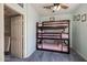 Bedroom featuring a bunk bed set and a light blue painted wall at 1648 S Faith --, Mesa, AZ 85209