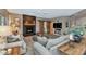 Cozy living room with a fireplace, comfortable seating, and a decorative rug at 1922 E Saltsage Dr, Phoenix, AZ 85048