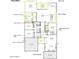 Detailed floor plan showcasing the layout of the home, including bedrooms, kitchen, and living areas at 2536 E Tepenade Dr, San Tan Valley, AZ 85140