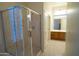 Shower and vanity, spacious bathroom design with natural light at 37509 N 7Th N St, Phoenix, AZ 85086