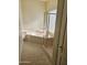 Bathroom featuring a glass shower, large tub and tile flooring at 37509 N 7Th N St, Phoenix, AZ 85086