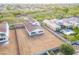 Aerial view of the yard, showing space for landscaping and a pool to make the space your own at 12698 N 153Rd Ave, Surprise, AZ 85379