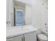 Bright bathroom featuring a modern vanity, toilet, and shower/tub combo at 12698 N 153Rd Ave, Surprise, AZ 85379