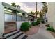Community mailboxes surrounded by lush landscaping and mature palm trees at 14145 N 92Nd St # 2077, Scottsdale, AZ 85260