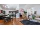 Open concept living space with kitchen, dining area, game room, and cozy seating at 16446 N 59Th St, Scottsdale, AZ 85254