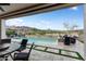 Beautiful pool and outdoor living space with mountain views at 20528 W Coolidge St, Buckeye, AZ 85396