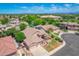 Stunning aerial view of the home showing the roof, yard, and surrounding neighborhood at 2068 S Sailors Ct, Gilbert, AZ 85295