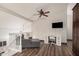 Cozy loft featuring a desk, chair, and comfortable sofa at 2108 E Tecoma Rd, Phoenix, AZ 85048