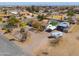 Aerial view of property showcasing landscaping, pool and covered parking area at 2151 S Calle Del Marcos --, Casa Grande, AZ 85194