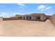 Expansive backyard showcasing potential for landscaping and outdoor living at 21539 S 191St Pl, Queen Creek, AZ 85140