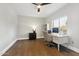 Office space featuring a ceiling fan, a desk and chair, and natural light at 2251 N 32Nd St # 31, Mesa, AZ 85213