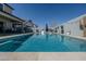 Enjoy a sparkling pool and lounge area in this private backyard oasis at 22752 E Arroyo Verde Dr, Queen Creek, AZ 85142