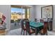 Inviting dining room features a sliding glass door to the backyard and outdoor living space at 24738 N 175Th Ave, Surprise, AZ 85387