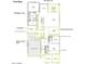 Detailed floor plan showcases an open-concept layout with kitchen and three-bay garage at 2554 E Tepenade Dr, San Tan Valley, AZ 85140