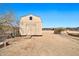 Backyard shed providing additional storage space at 404 W Galvin St, Phoenix, AZ 85086