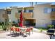 Outdoor patio seating area with grill, ideal for entertaining guests at 4600 N 68Th St # 368, Scottsdale, AZ 85251
