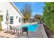 A serene backyard with a refreshing pool, perfect for relaxation and outdoor enjoyment at 5431 E Lafayette Blvd, Phoenix, AZ 85018
