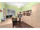 Office features a desk and cabinets at 6820 W Angela Dr, Glendale, AZ 85308