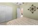 Comfortable bedroom featuring neutral carpet and dual closets, providing ample storage space and a clean aesthetic at 8377 S Mountain Air Ln, Gold Canyon, AZ 85118