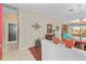 Open concept foyer with hardwood flooring, modern decor, and natural light at 8377 S Mountain Air Ln, Gold Canyon, AZ 85118