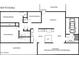 Detailed floor plan featuring the layout of the home, kitchen, bedrooms, and living areas at 1017 S Lola Ln, Tempe, AZ 85281