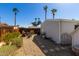 Fenced backyard showcasing desert landscape, including plants, and gravel. Peaceful and low-maintenance at 10951 N 91St Ave # 250, Peoria, AZ 85345