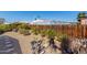 Desert landscaped backyard, gravel and a privacy fence create a peaceful outdoor retreat at 10951 N 91St Ave # 250, Peoria, AZ 85345