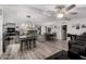 Spacious open-concept kitchen with island seating, ideal for entertaining and Gathering gatherings at 10951 N 91St Ave # 250, Peoria, AZ 85345
