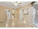 A bright bedroom offers views of the kitchen and bathroom showcasing seamless living space at 1701 E Colter St # 311, Phoenix, AZ 85016