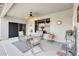 Relaxing covered patio, perfect for outdoor seating and entertaining guests with a ceiling fan for added comfort at 18360 N 169Th Ave, Surprise, AZ 85374