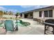 Inviting backyard pool area, complete with patio space and outdoor seating at 18360 N 169Th Ave, Surprise, AZ 85374