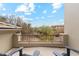 Relaxing patio with comfortable chairs and views of natural desert landscape at 28990 N White Feather E Ln # 182, Scottsdale, AZ 85262