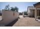 A vast backyard space that offers a canvas for personal landscaping and outdoor projects at 3721 N Brindley Ave, Litchfield Park, AZ 85340