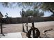 Large backyard space with rustic decor and potential for customization at 3721 N Brindley Ave, Litchfield Park, AZ 85340