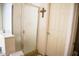 Bathroom with glass shower and white door at 3721 N Brindley Ave, Litchfield Park, AZ 85340