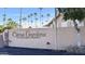 Elegant signage at the entrance to Citrus Gardens, a 55+ Blue Ribbon Community at 4065 E University Dr # 471, Mesa, AZ 85205