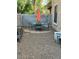 Enclosed backyard featuring an outdoor dining area at 4134 E Bellerive Dr, Chandler, AZ 85249